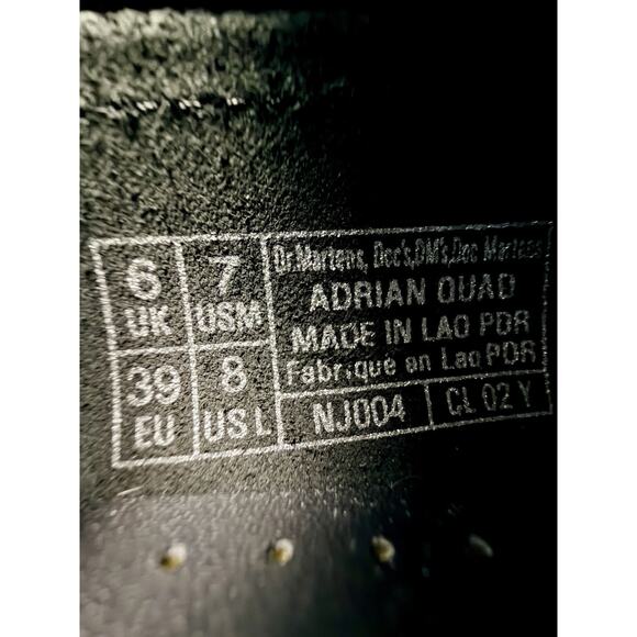 Dr. Martens Adrian Quad Loafers Women’s Size 8/ Men’s 7. Tassel Black NWOB - Picture 4 of 7